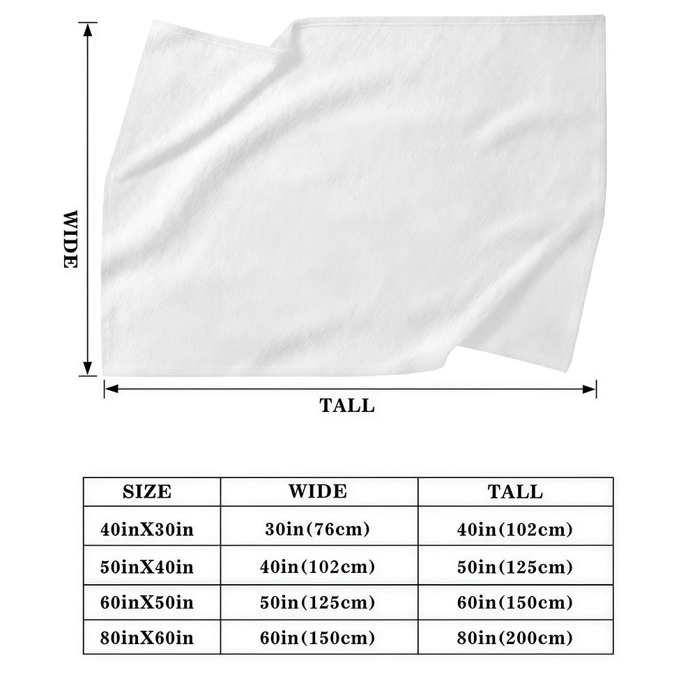 Cozy Highland Cow Print Flannel Blanket.  Multiple sizes to choose from. Functional and Fabulous!